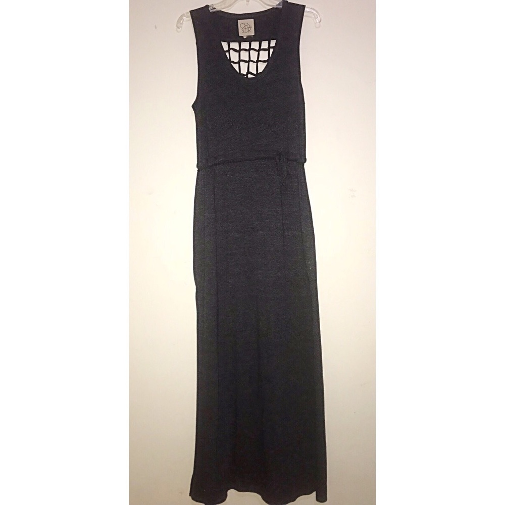 Summer dress, worn a couple times, charcoal color